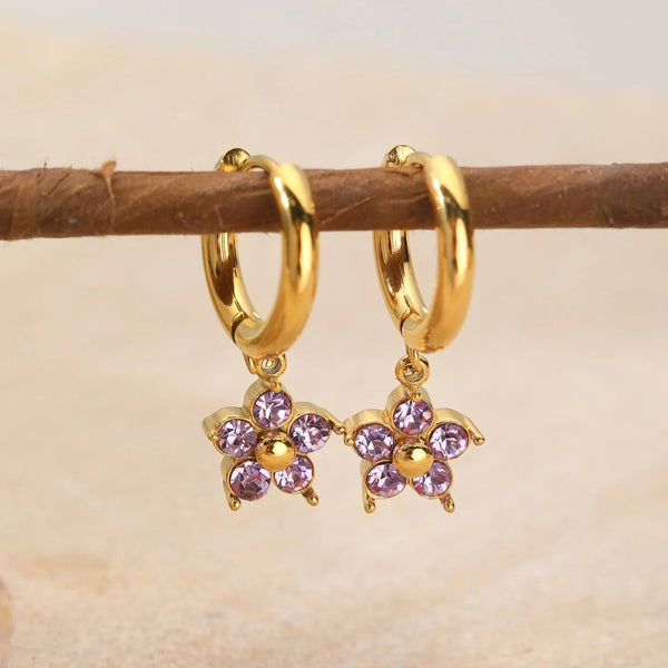 Star Drop Earrings