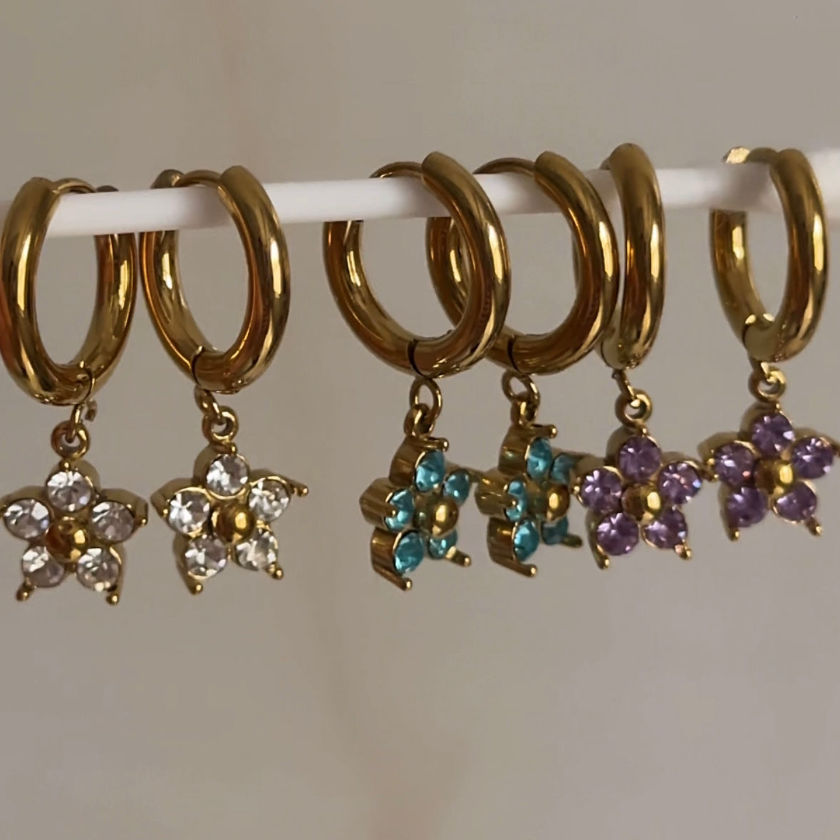 Star Drop Earrings