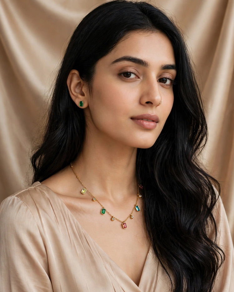Necklace Earrings Set