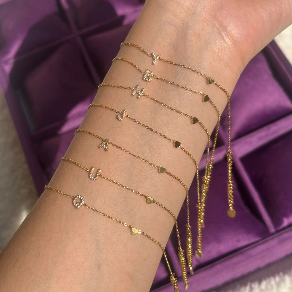 Secret Initial Bracelet