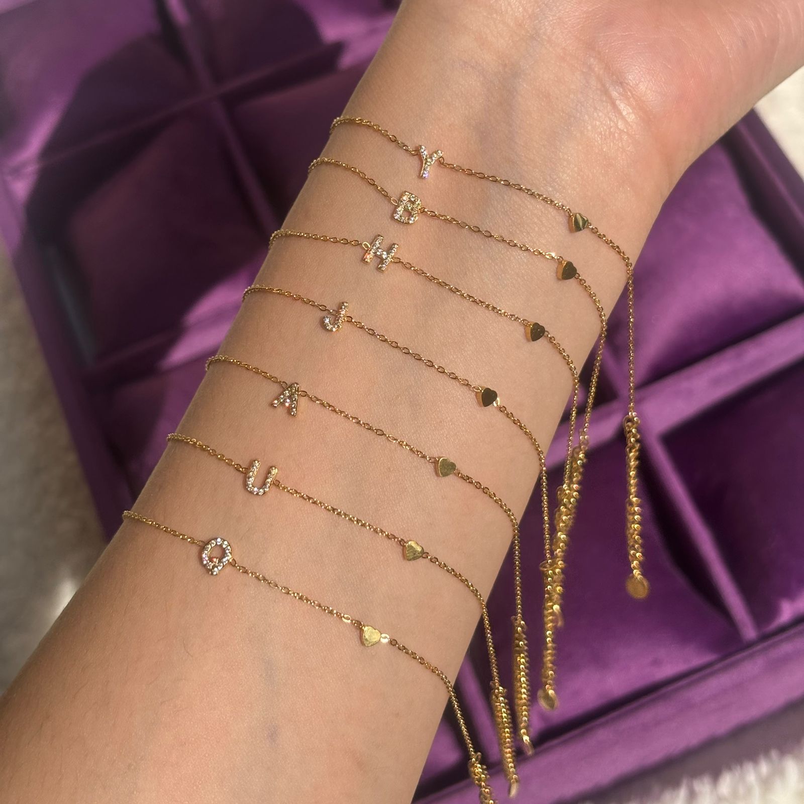 Secret Initial Bracelet