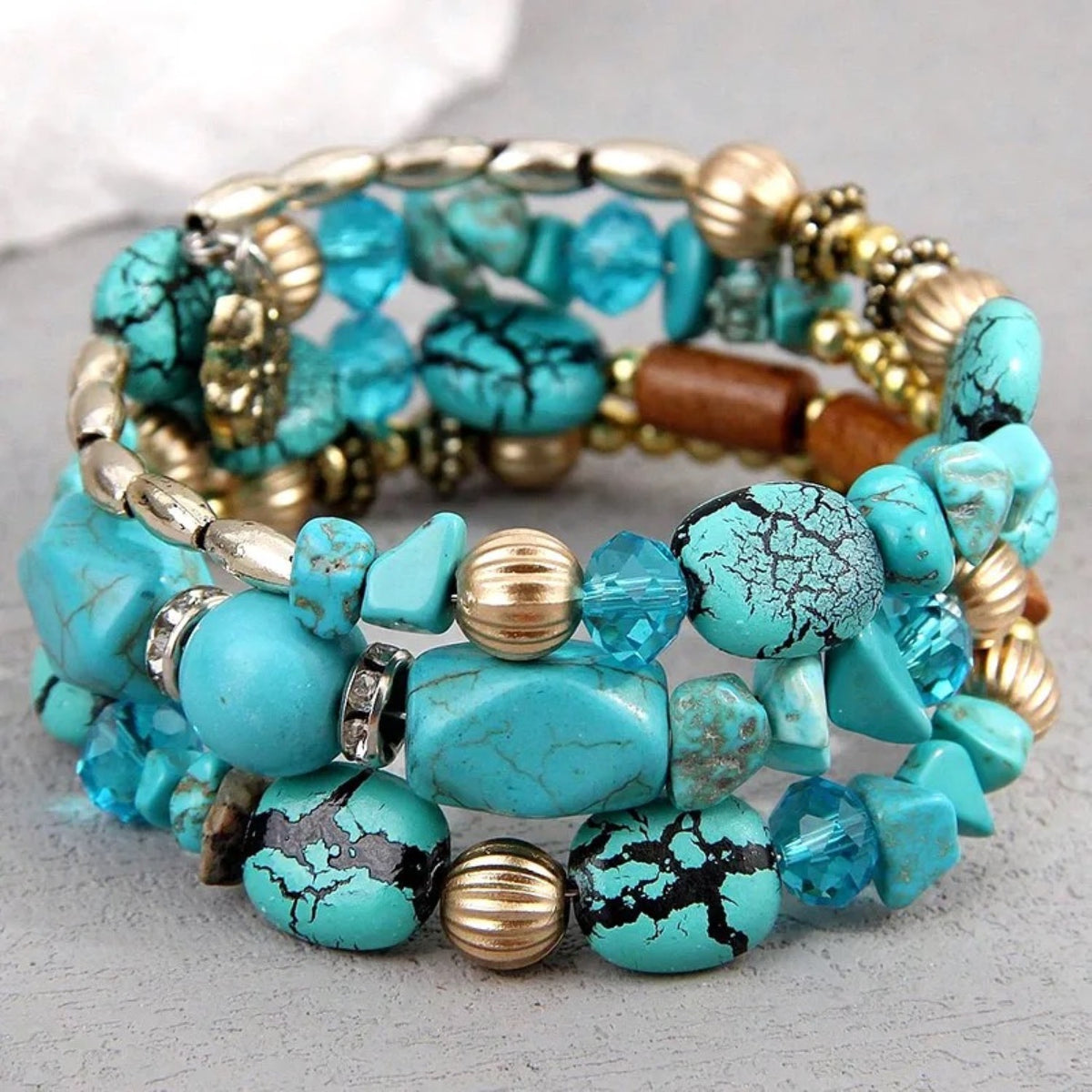 Turquoise Beaded Bracelets