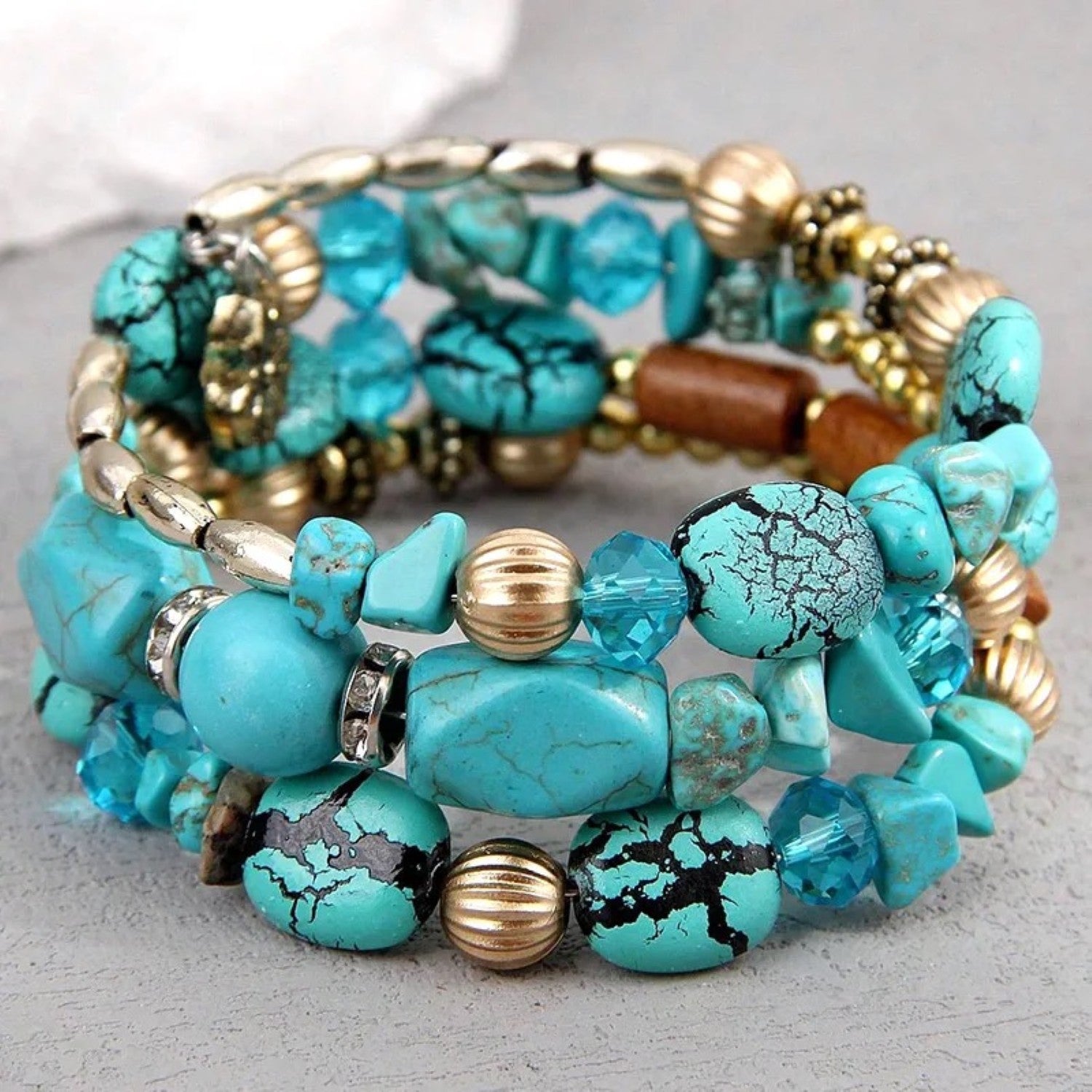Turquoise Beaded Bracelets