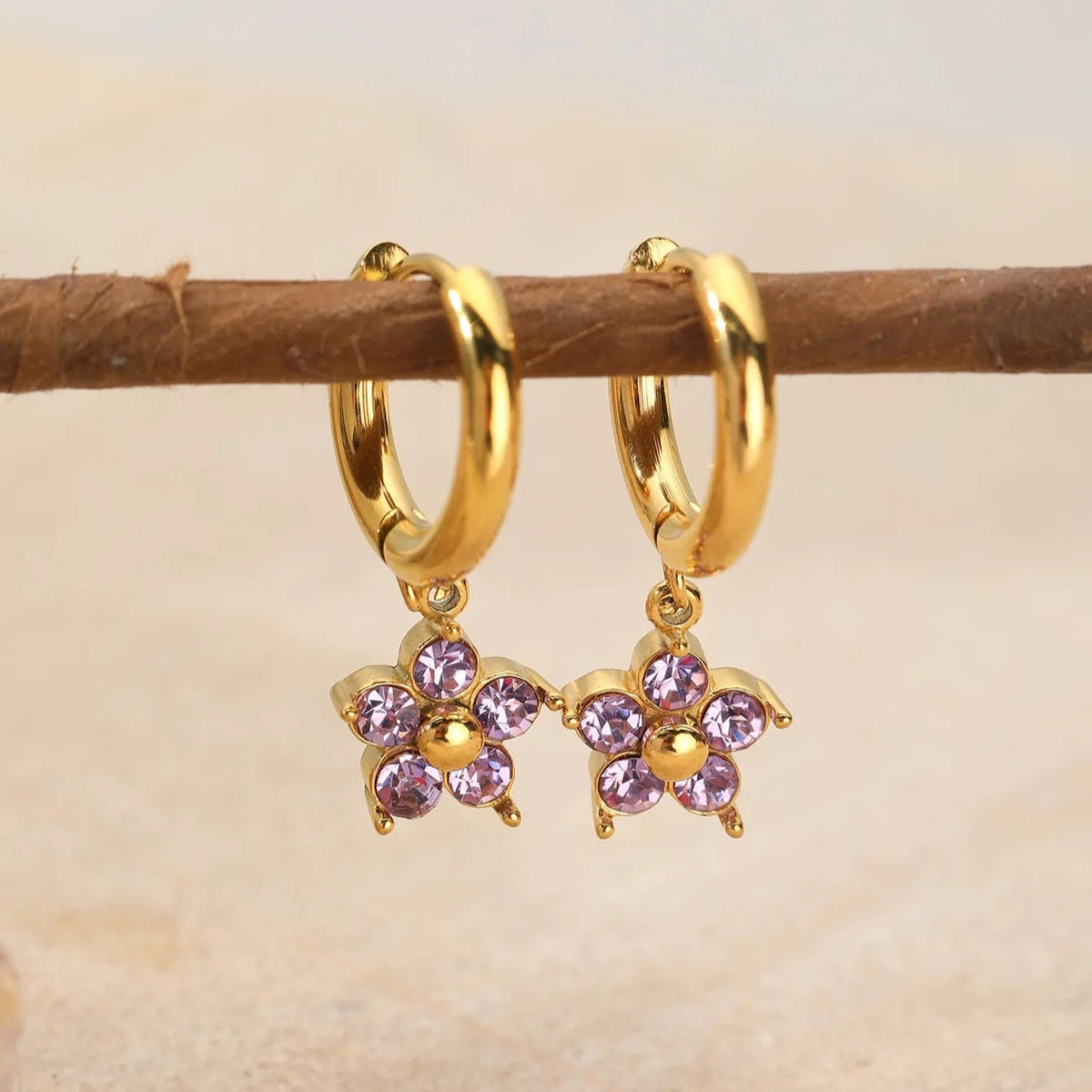 Star Drop Earrings