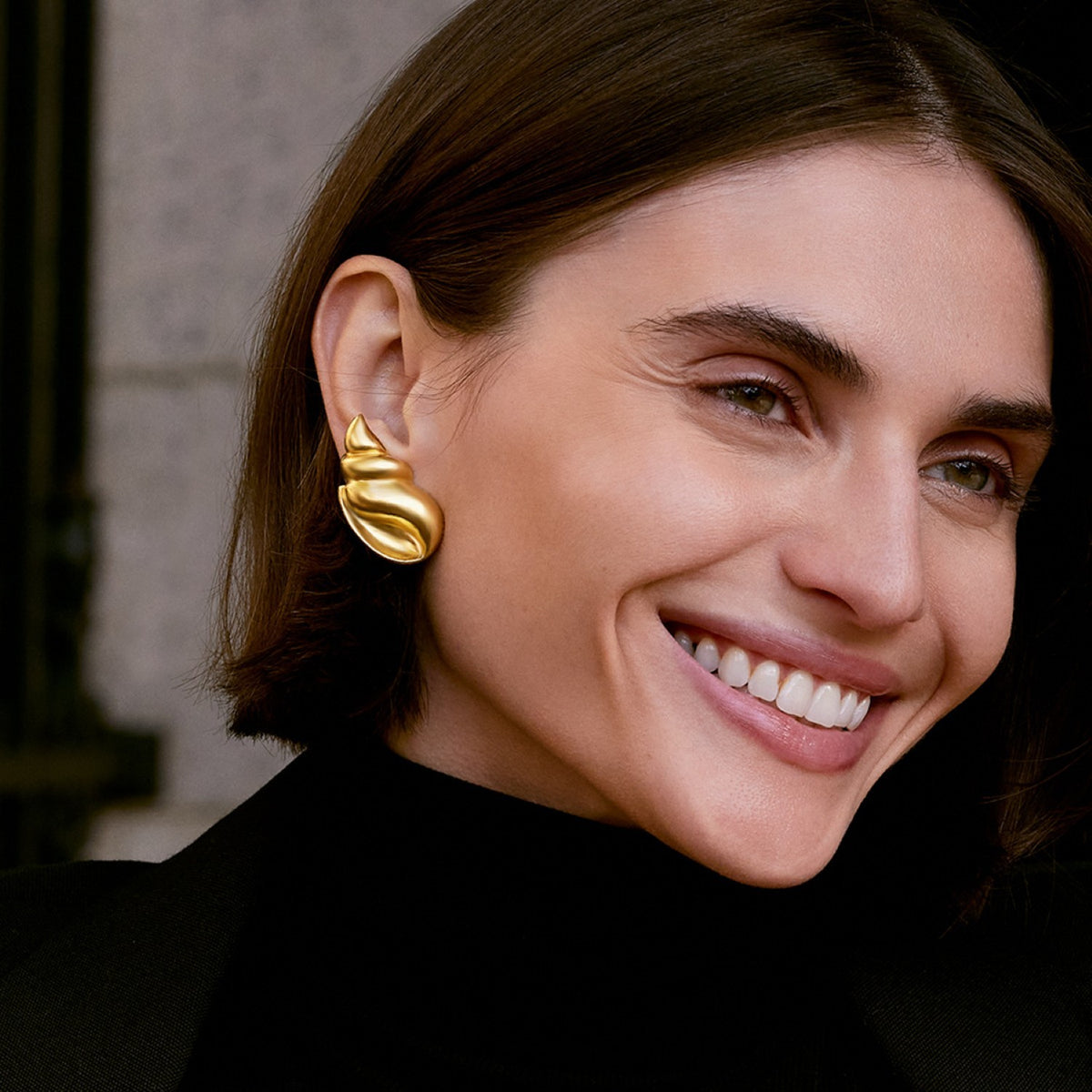 Croissant Earrings