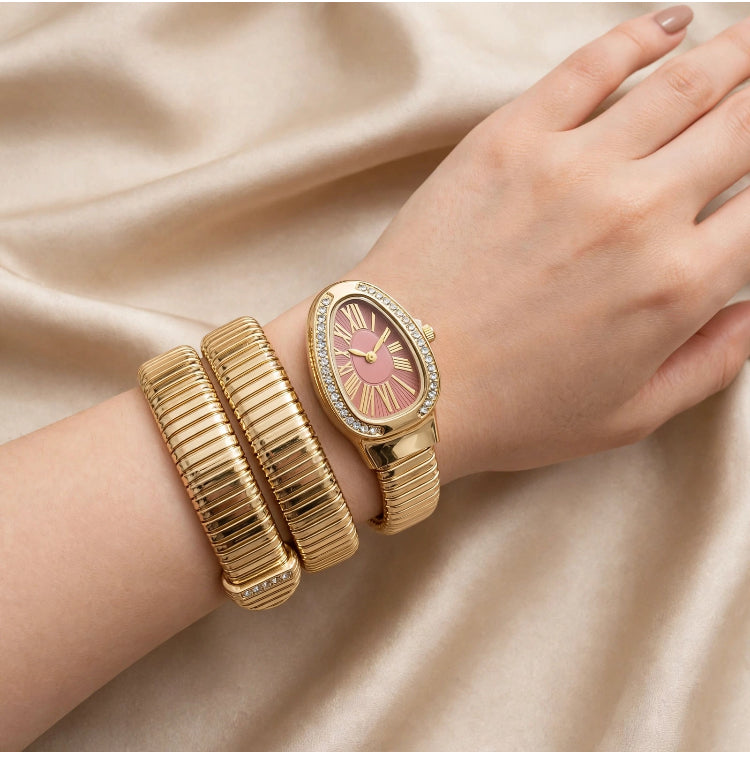 SNAKE WATCH FLAT BELT