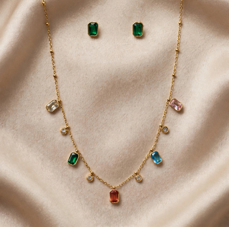Necklace Earrings Set