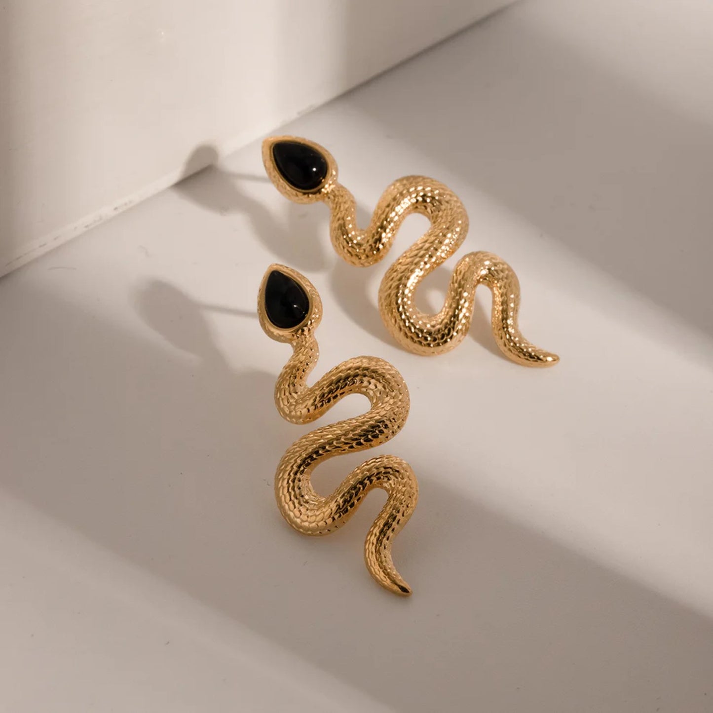 Snake earrings