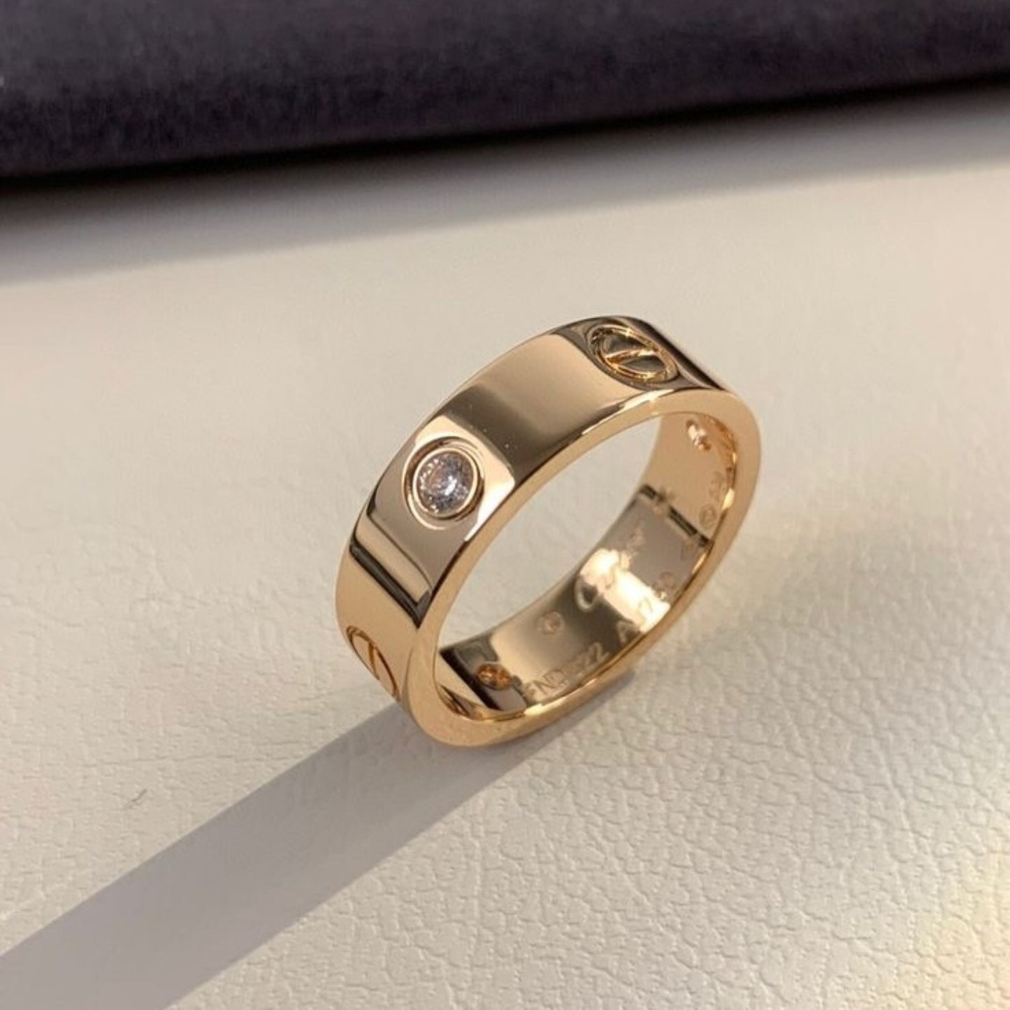 Love band ring (with stones )