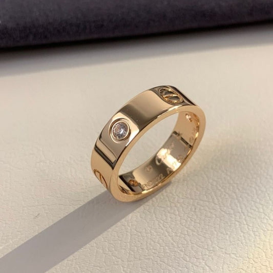 Love band ring (with stones )