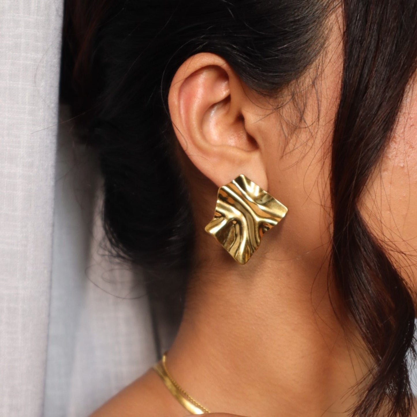 Statement Gold Earrings