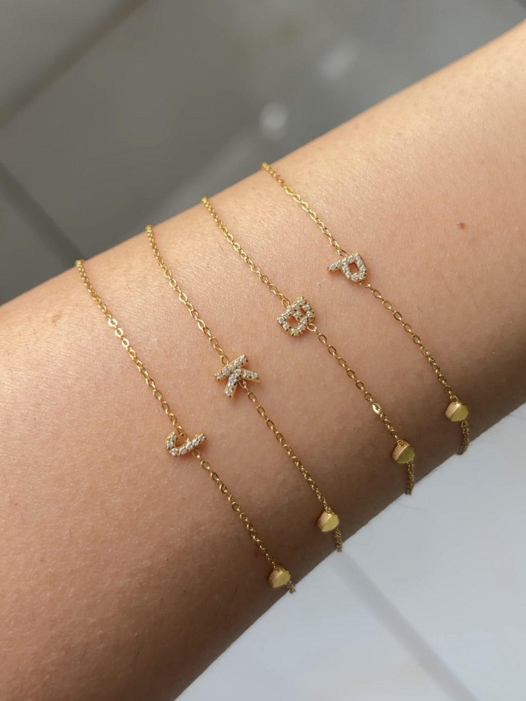 Secret Initial Bracelet