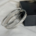 Gold nail and love band combo