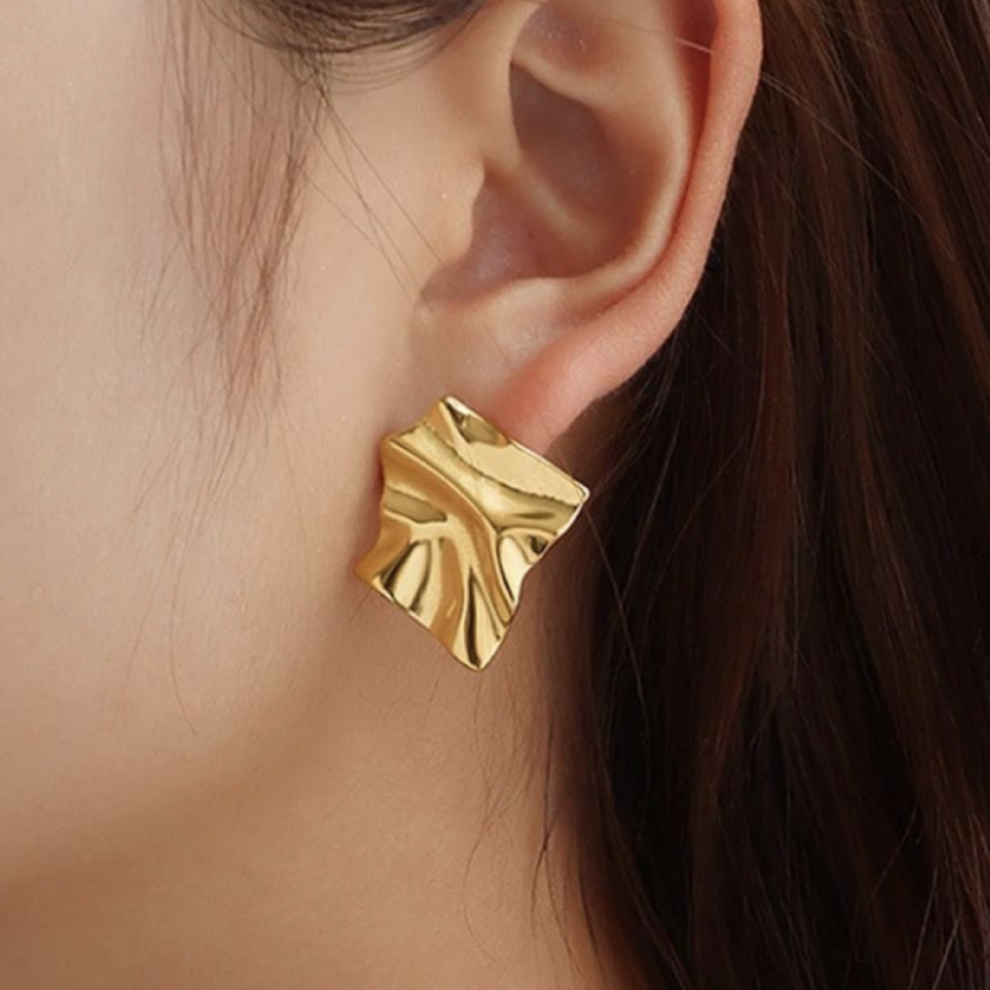 Statement Gold Earrings