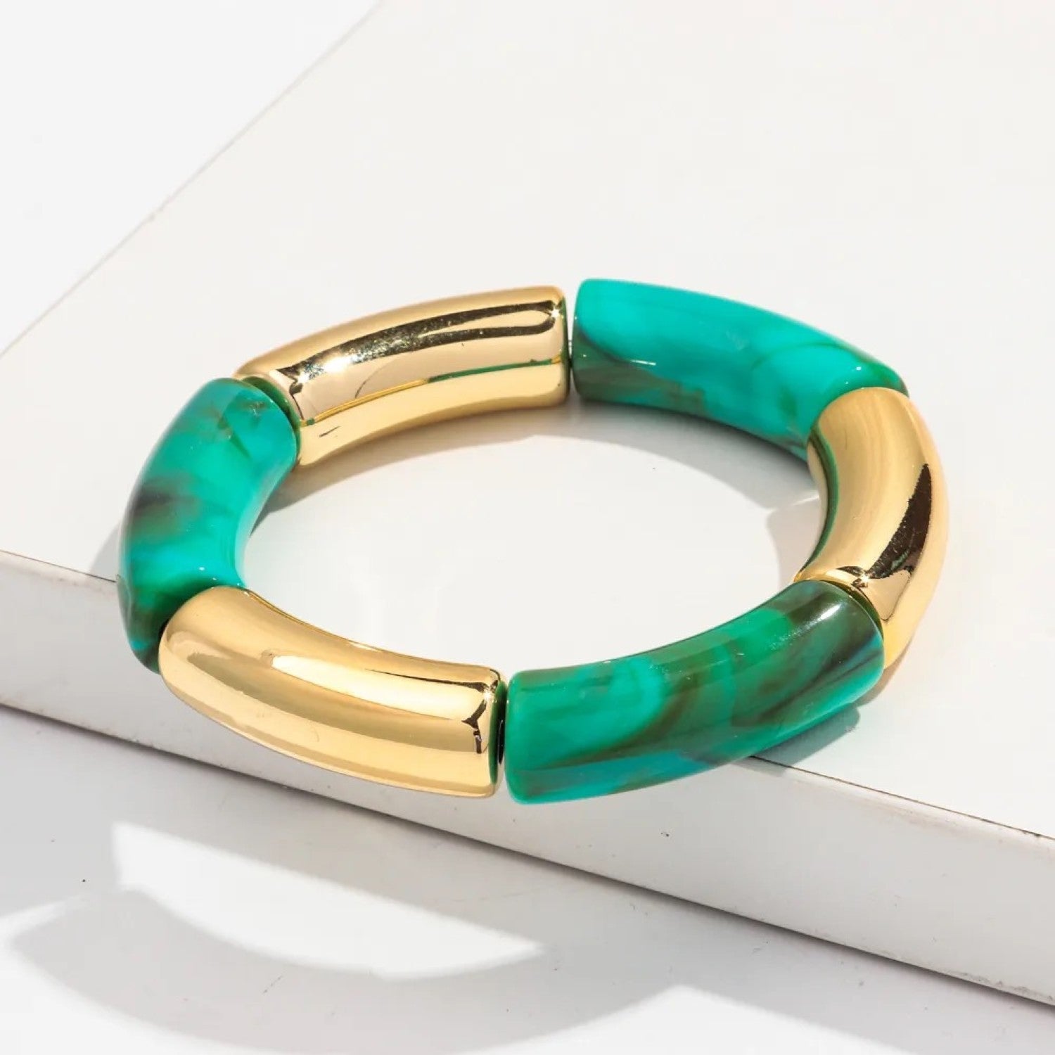 Glitter Arylic Bangles (set of 5)