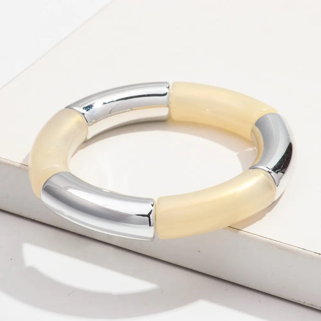 Glitter Arylic Bangles (set of 5)