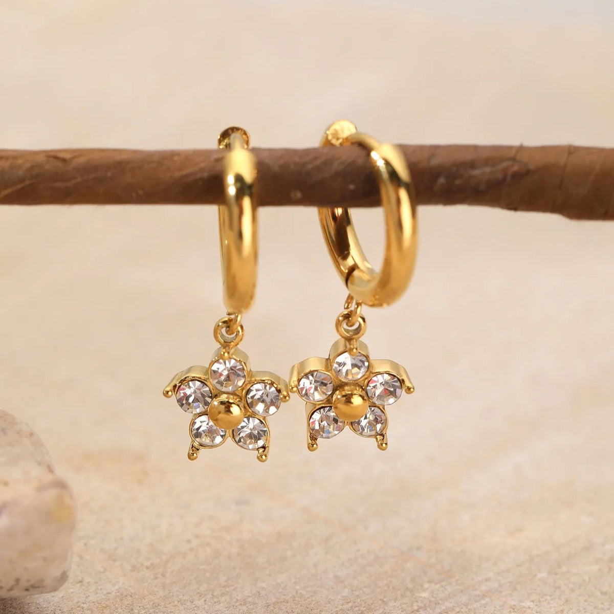 Star Drop Earrings