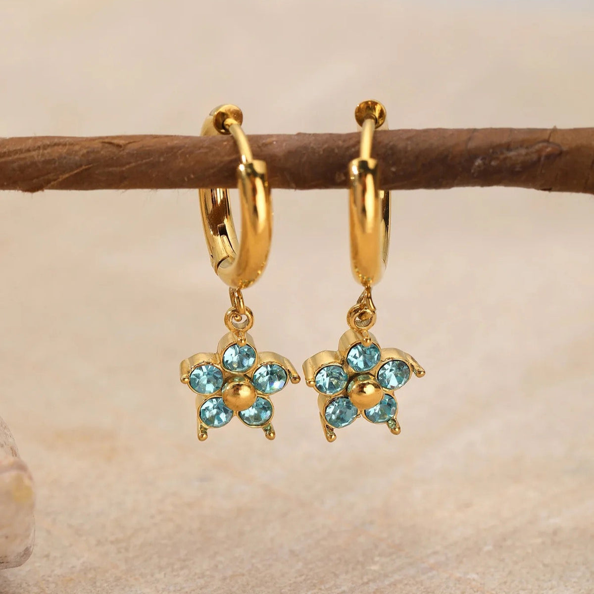 Star Drop Earrings