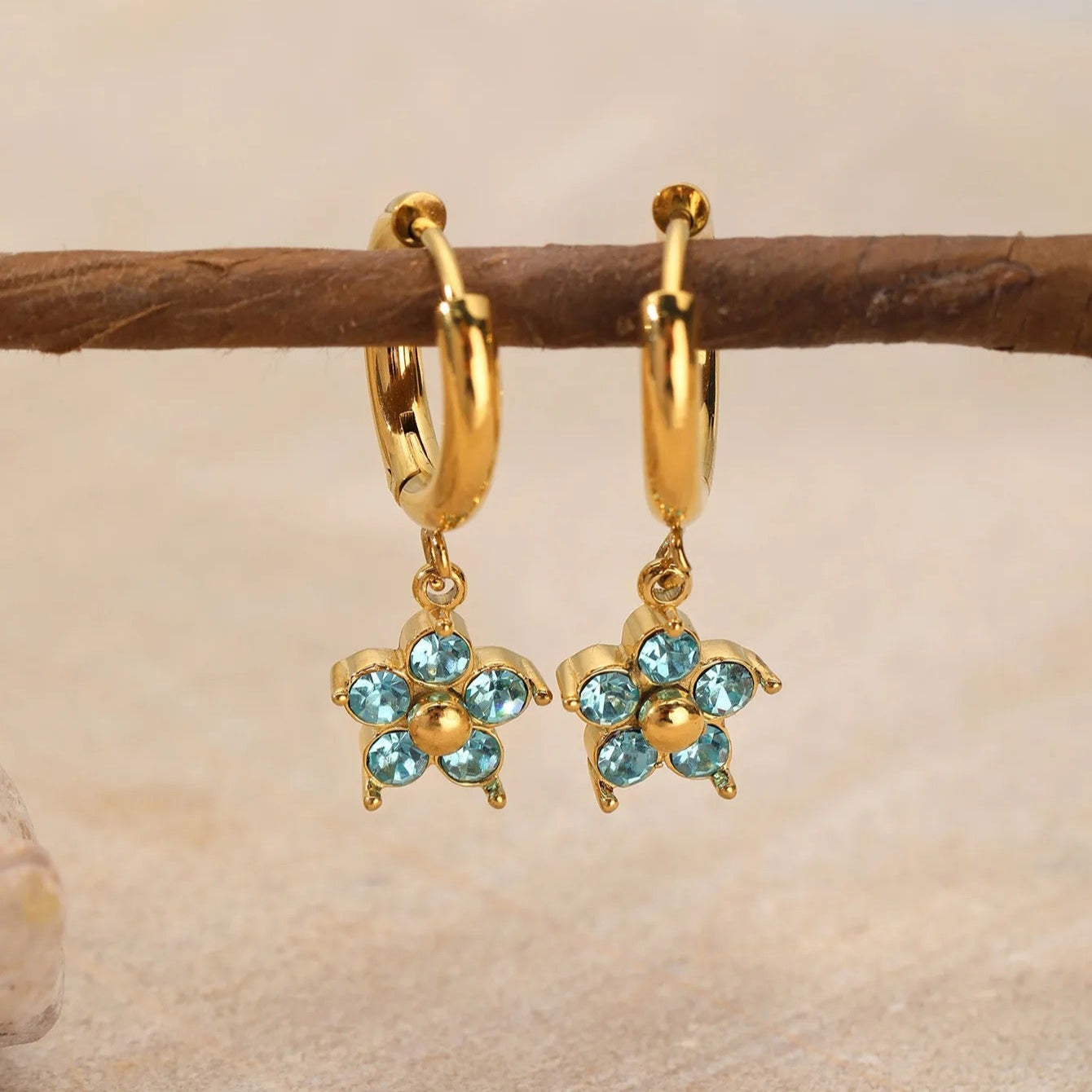 Star Drop Earrings