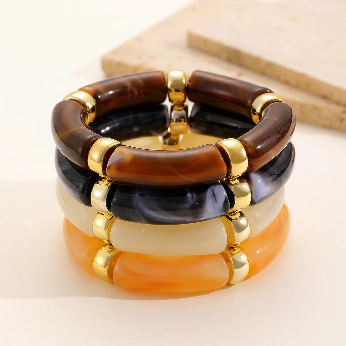 Acrylic Bangles Stack