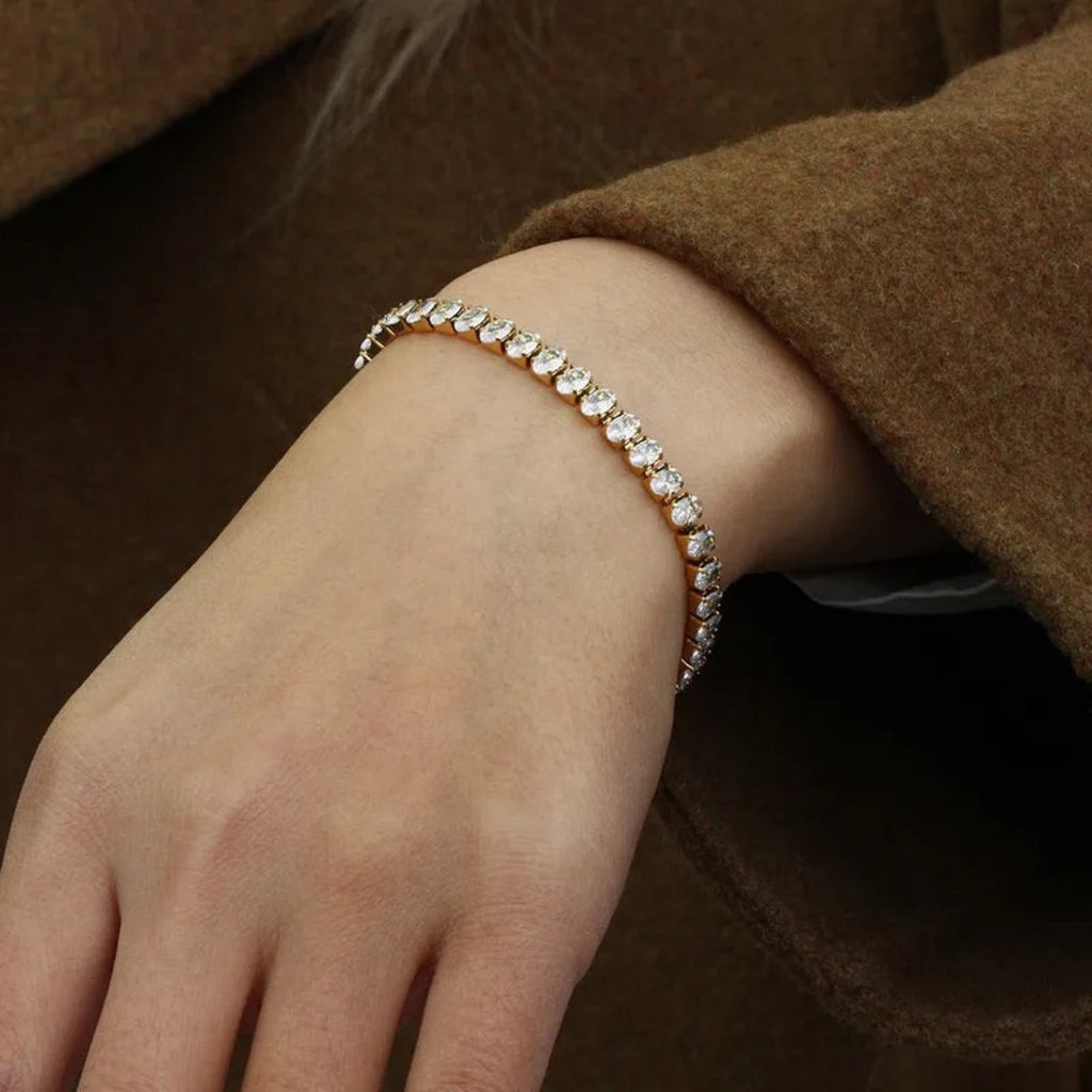 Oval Tennis Bracelets