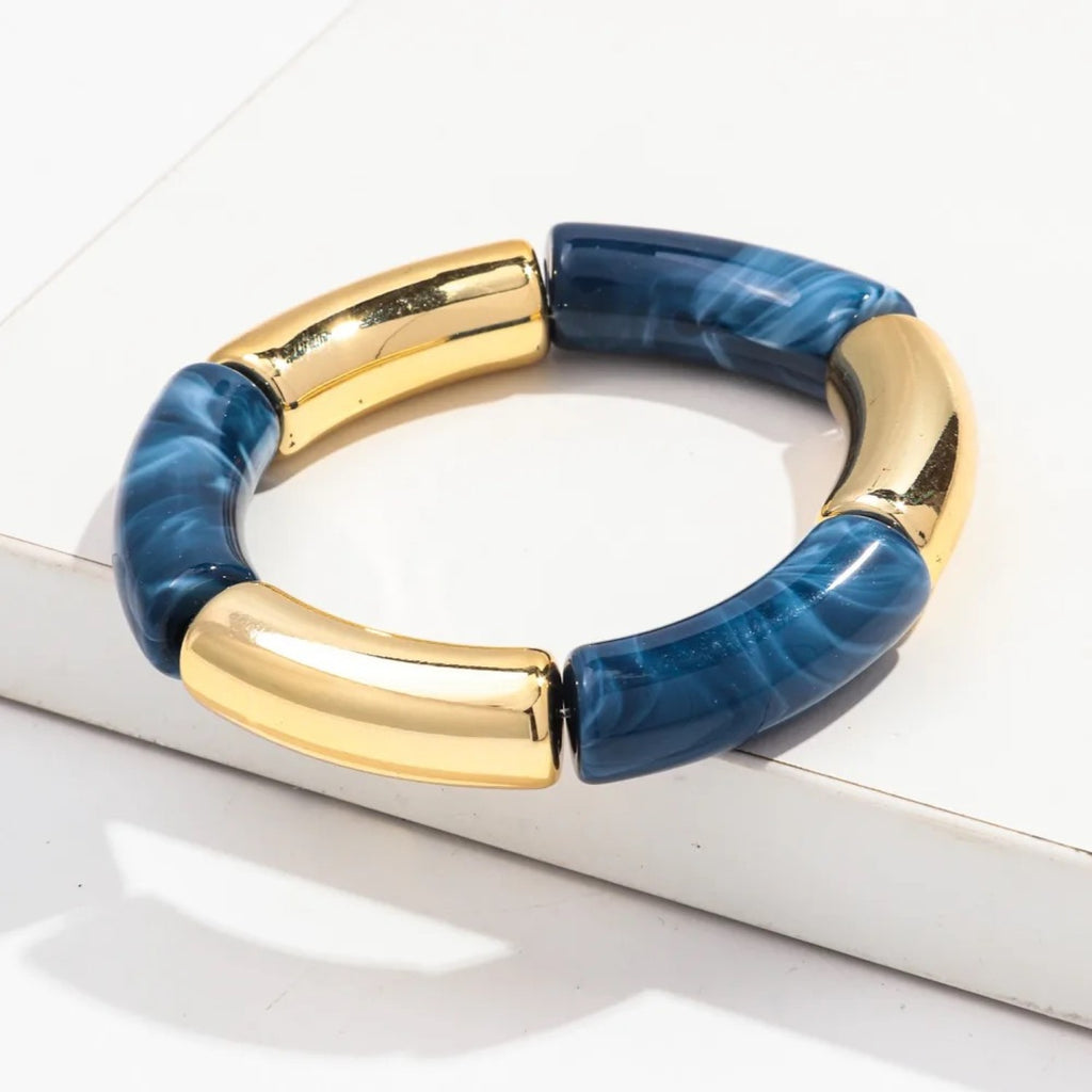 Glitter Arylic Bangles (set of 5)