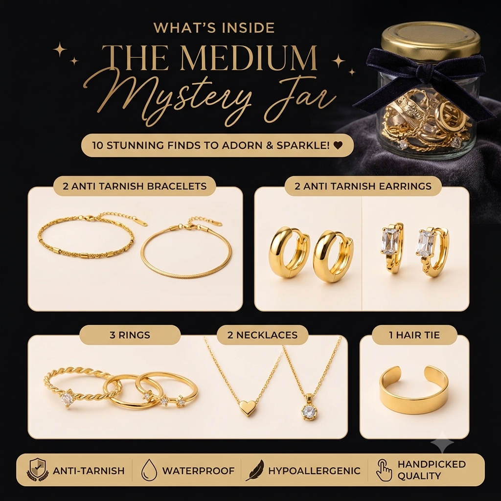 Mystery Jewellery Jar for Women | Surprise Jewellery | Taksh Jewels
