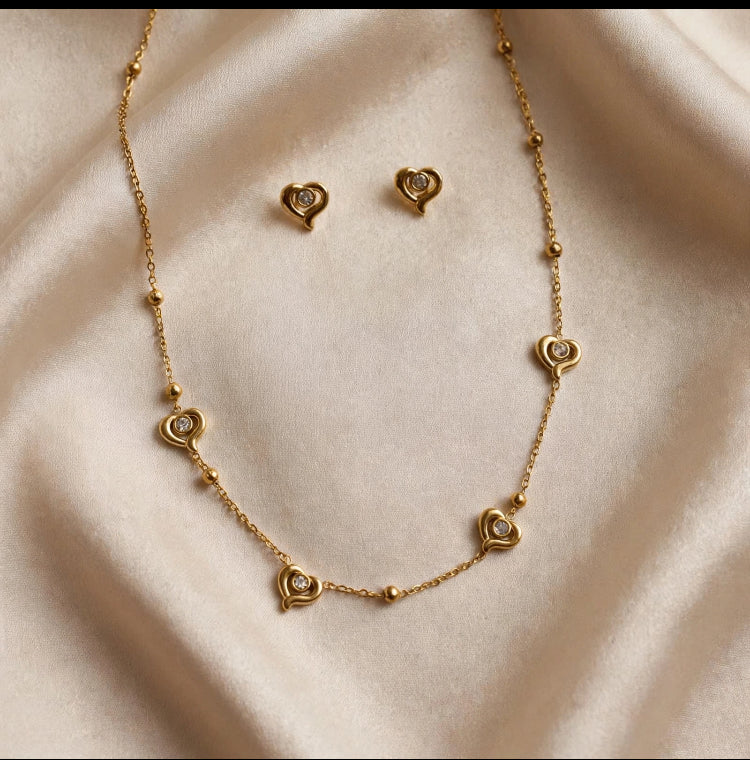 Necklace Earrings Set
